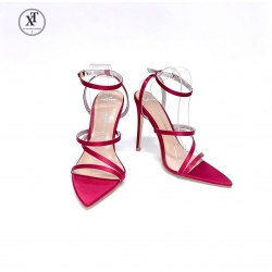 ANKLE TRAP HIGH HEEL SANDALS 6