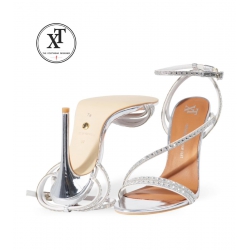 SILVER BLING BLING HIGH HEELS 4