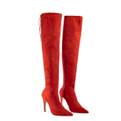 SUEDE THIGH HIGHT BOOTS 0