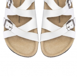 NATURAL LEATHER SANDALS 1