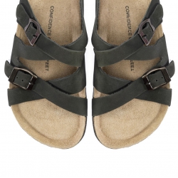 NATURAL LEATHER SANDALS 4
