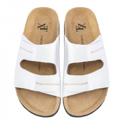 NATURAL LEATHER SANDALS 6