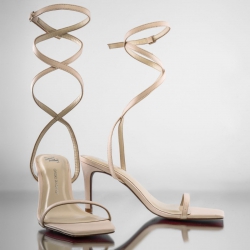 LACE UP SANDAL HEELS 4