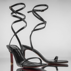 LACE UP SANDAL HEELS 6