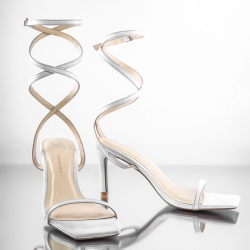 LACE UP SANDAL HEELS 5