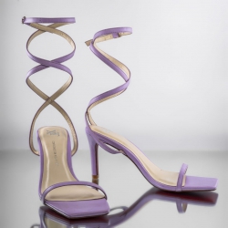 LACE UP SANDAL HEELS 0