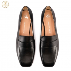 SQUARE-TOE BALLET FLATS 0