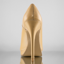 LEATHER PLATFORM PUMPS 3