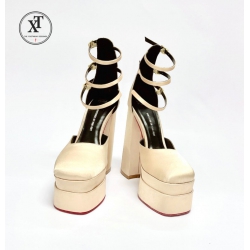 PLATFORM HIGH HEEL SANDALS 0