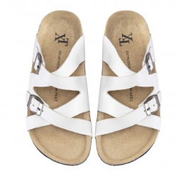 NATURAL LEATHER SANDALS