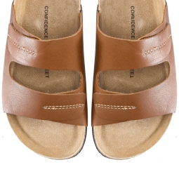 NATURAL LEATHER SANDALS