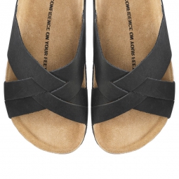 NATURAL LEATHER SANDALS