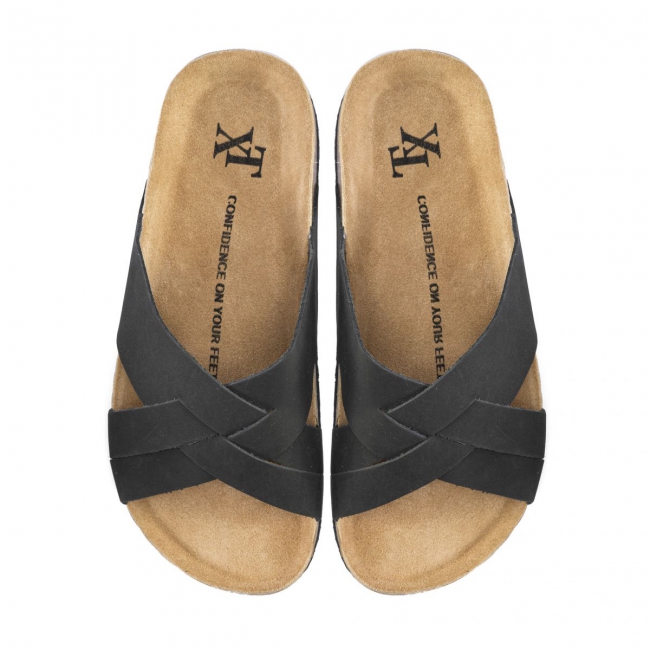 NATURAL LEATHER SANDALS