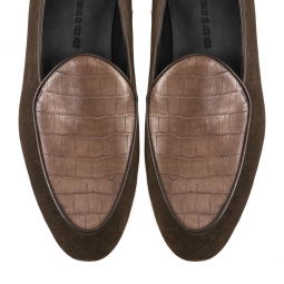 SUEDE LOAFERS
