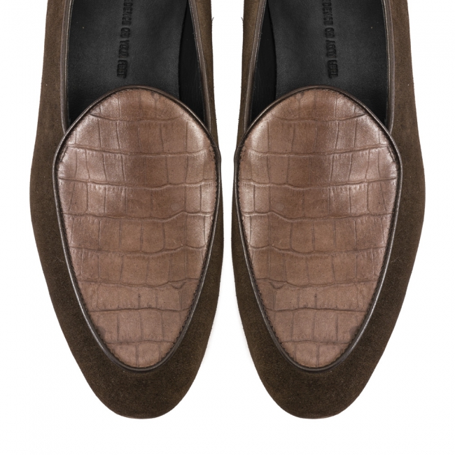 SUEDE LOAFERS