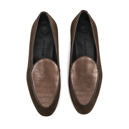 SUEDE LOAFERS