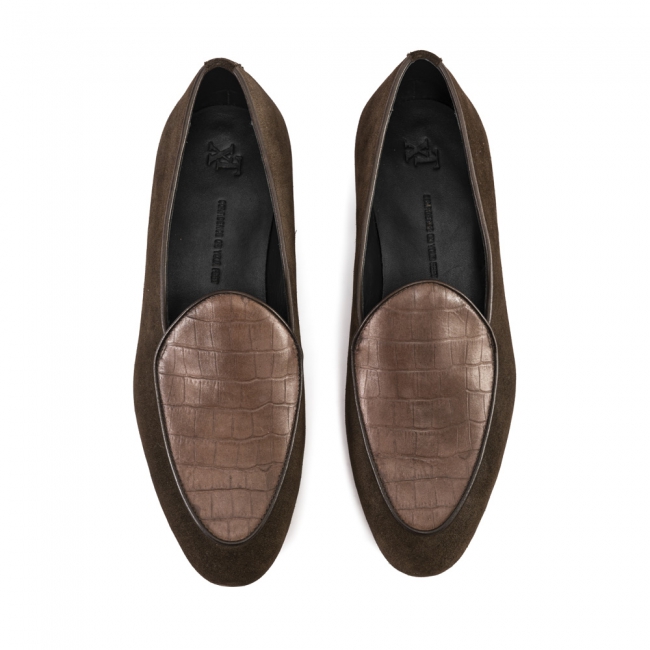 SUEDE LOAFERS