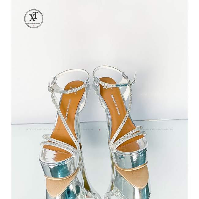 PLATFORM BLING BLING HIGH HEELS