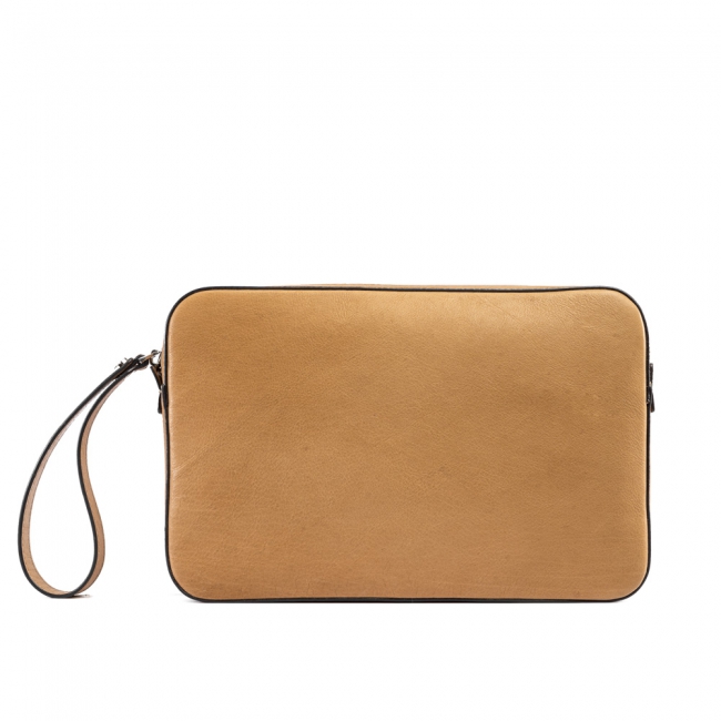 ZIP BRIEFCASE CLUTCH