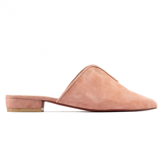 SUEDE MULES